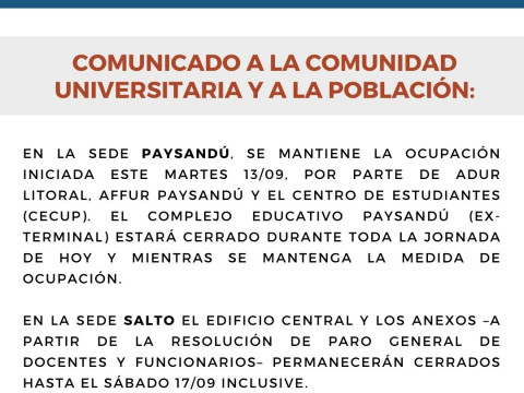 comunicado 14_09_CenurLN_2
